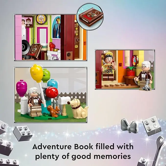 LEGO Disney and Pixar ‘Up’ House, Classic Disney Celebration Building Toy Set for Kids and Movie Fans Ages 9 and Up, A Fun Gift for Disney Fans and Anyone Who Loves Creative Play, 43217 image 5