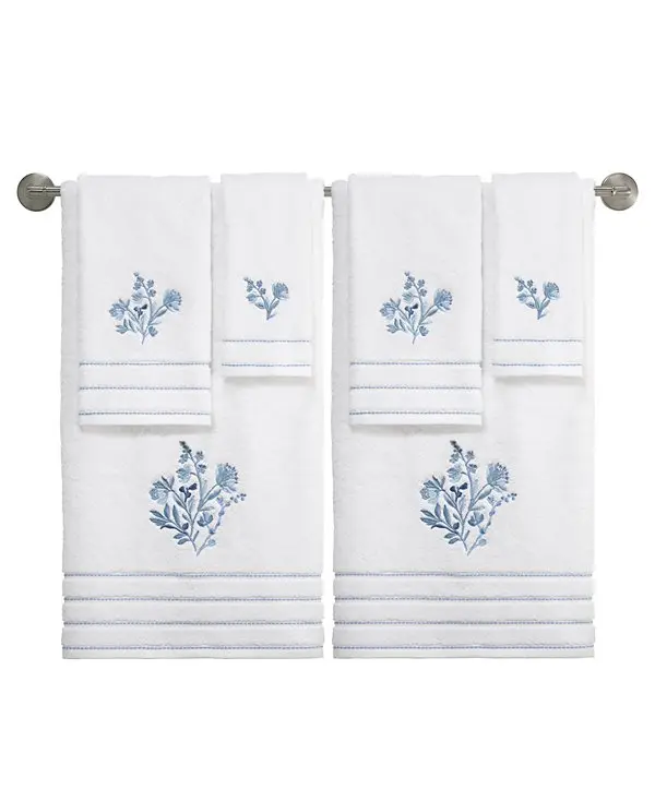 Mystic Floral 2-Pc. Bath Towel Set, 27" x 54" image 4