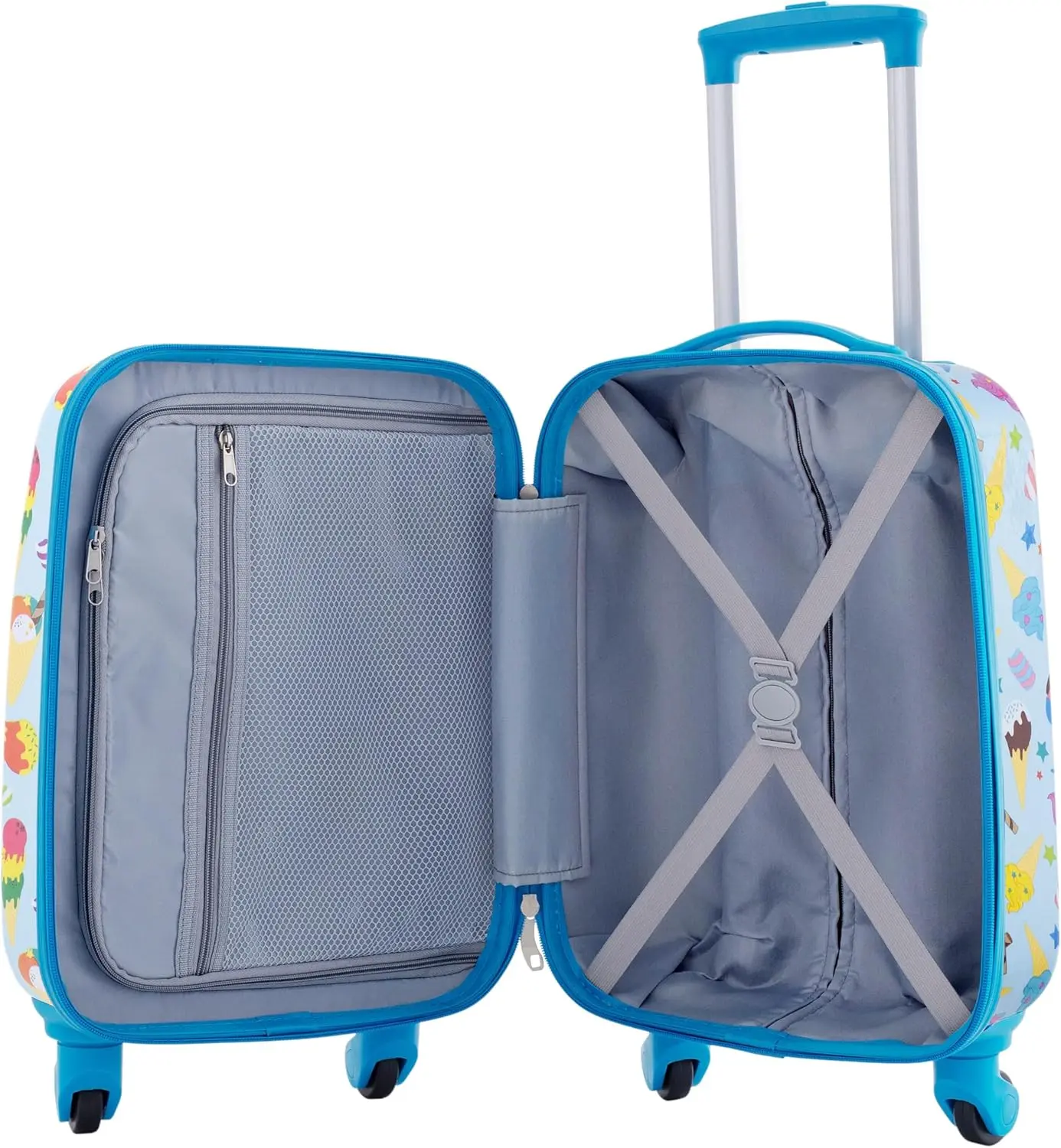 Travelers Club 5 Piece Kids' Luggage Set, Ice Cream image 4