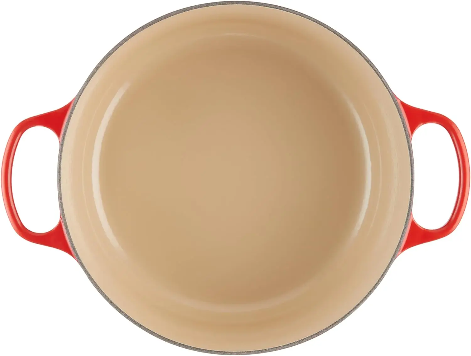 Le Creuset Enameled Cast Iron Signature Round Dutch Oven, 7.25 qt., Cerise image 3