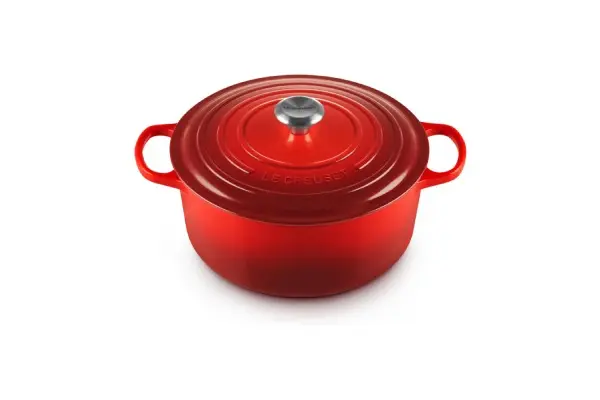 Le Creuset Enameled Cast Iron Signature Round Dutch Oven, 7.25 qt., Cerise image