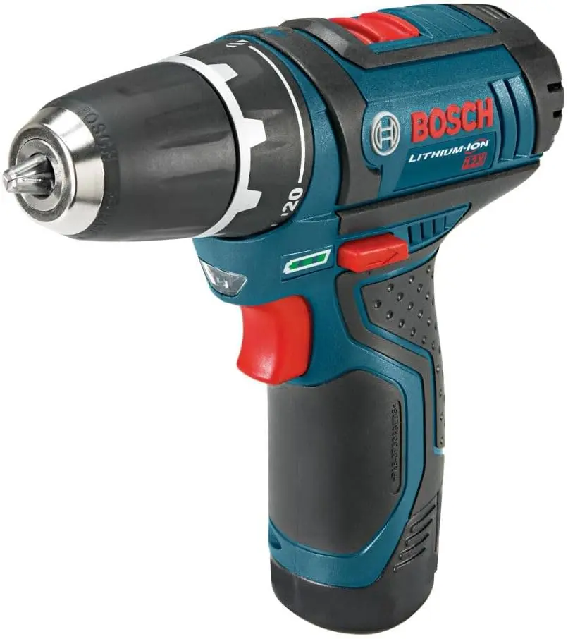 BOSCH PS31-2A 12V Max 3/8 Inch Drill/Driver Kit with (2) 2 Ah Batteries and Charger, Variable Speed image 5