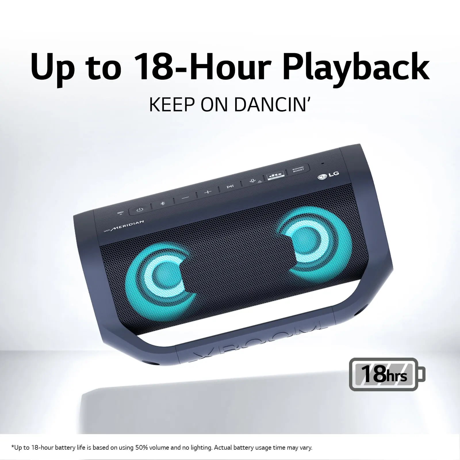 LG XBOOM Go P5 Portable Wireless Bluetooth Outdoor/Party Speaker - Black, Medium image 3