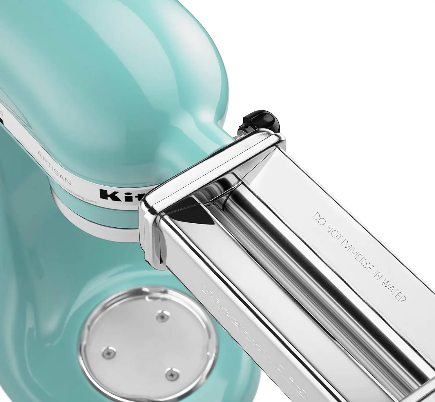 KitchenAid Artisan Series 5 Quart Tilt Head Stand Mixer with Pouring Shield KSM150PS, Removable bowl, Aqua Sky image 4