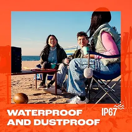 JBL Clip 5 - Ultra-Portable, Waterproof & Dustproof Bluetooth Speaker, Big Pro Sound with Punchy bass, Integrated Carabiner, Up to 12 Hours of Play, Made in Part with Recycled Materials (Black) image 2