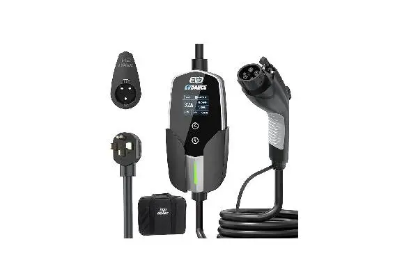 Level 2 EV Charger - Portable 32A EV Chargers NEMA 14-50 with 25ft Cable, Adjustable Current/Delay Charging for Electric Car Charger image