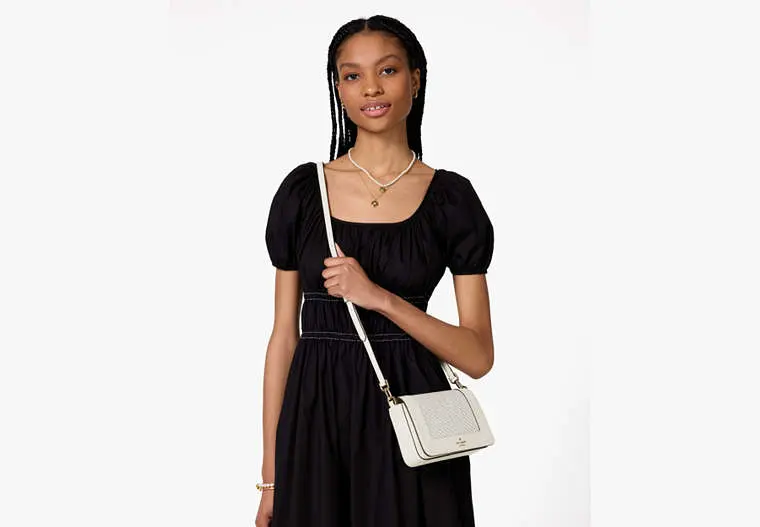 Lena Straw Mini Crossbody image 2