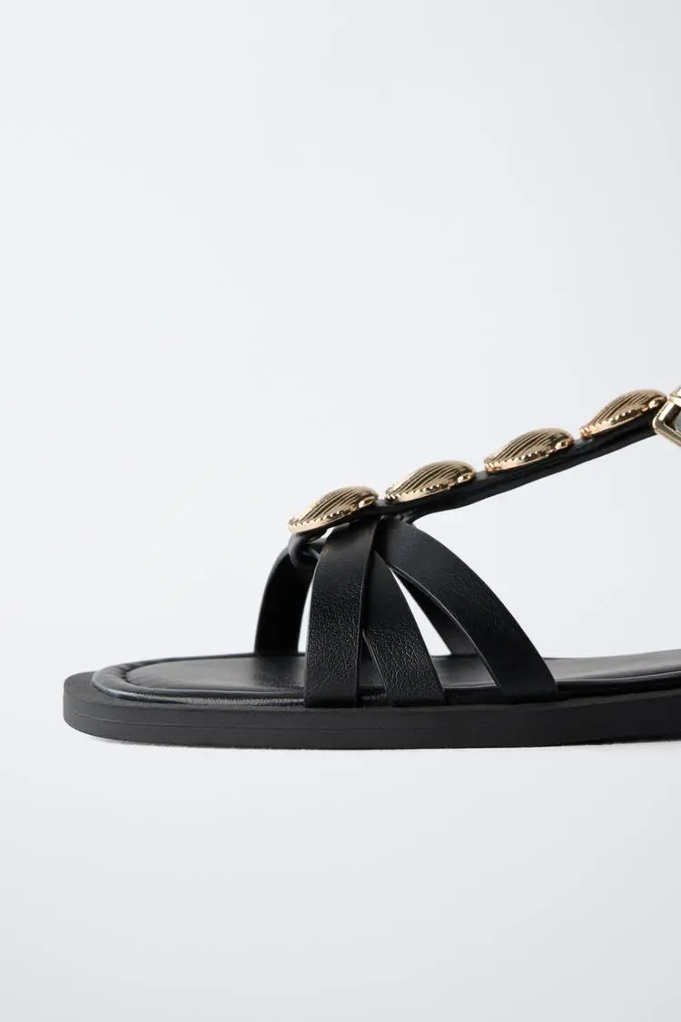 SHELL SANDALS image 5