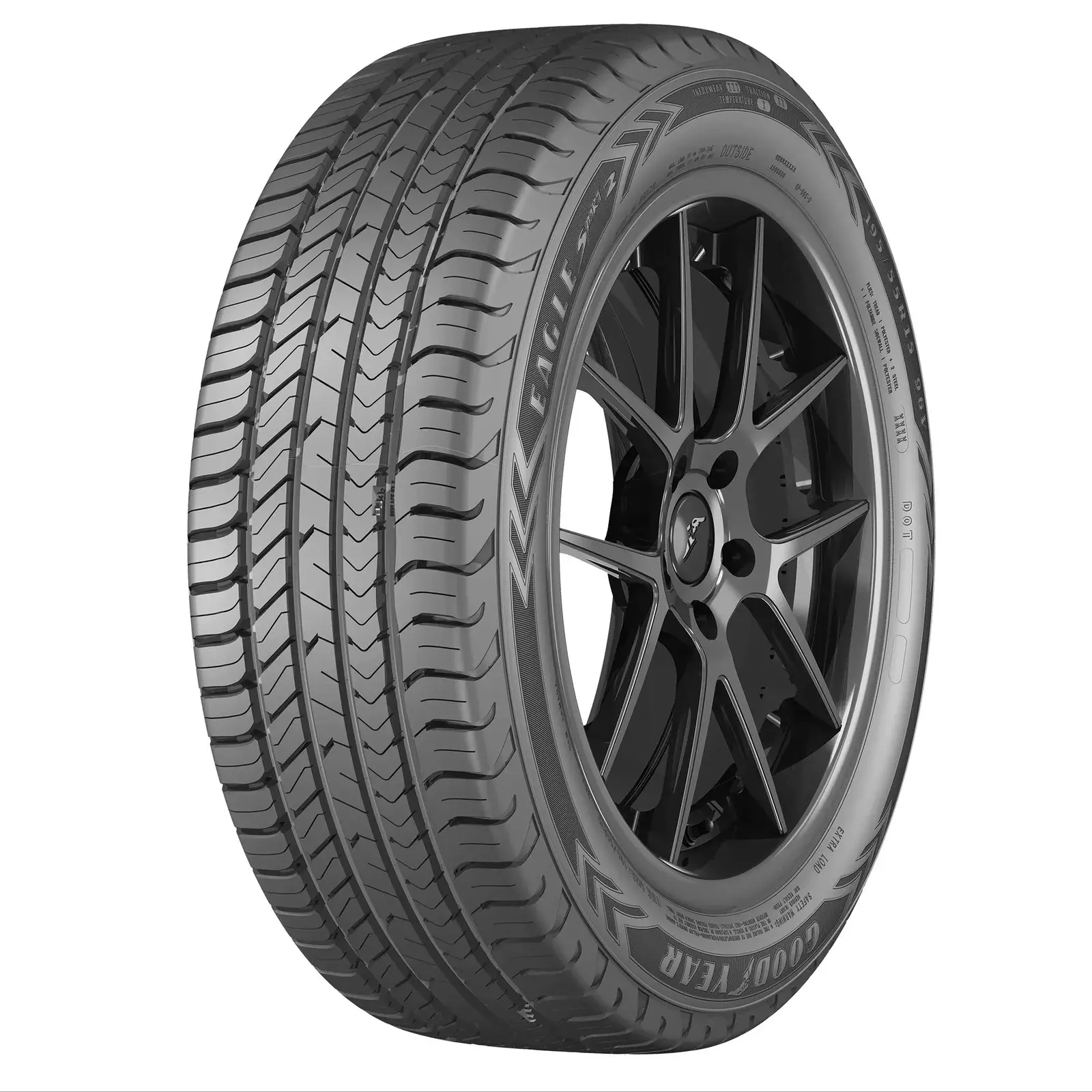 4 New Goodyear Eagle Sport 2 - 215/65r16 Tires 2156516 215 65 16 image 1