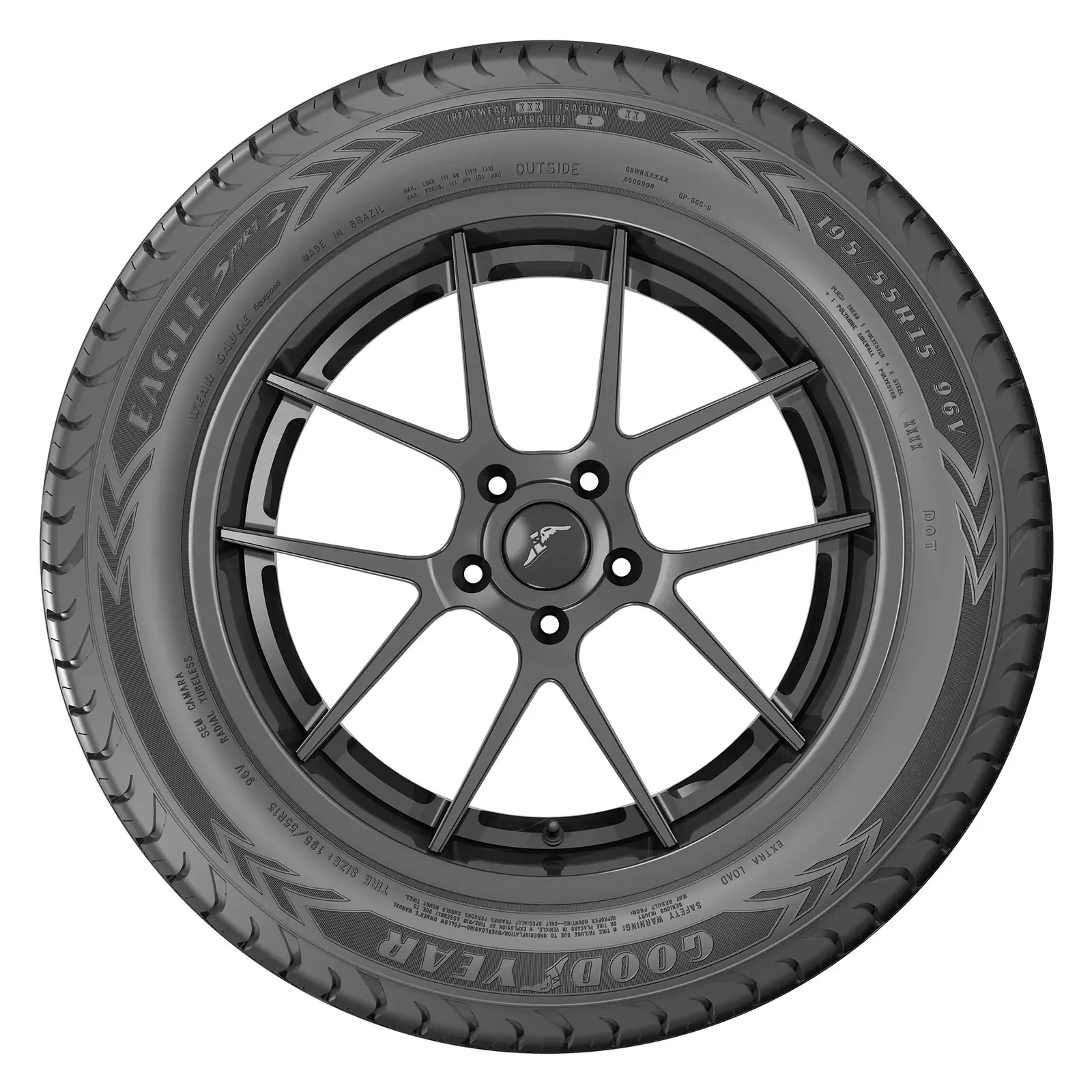 4 New Goodyear Eagle Sport 2 - 215/65r16 Tires 2156516 215 65 16 image 2