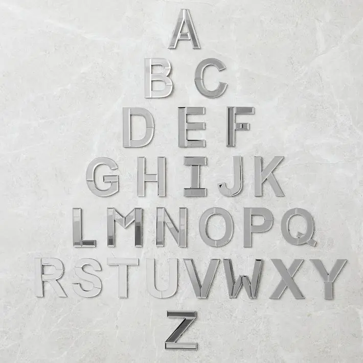 Mirrored Initial Ornaments image 3