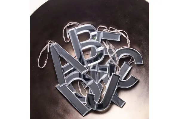 Mirrored Initial Ornaments image