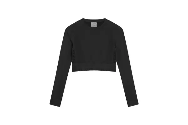 Evoknit Seamless Ls Crop Top Womens image