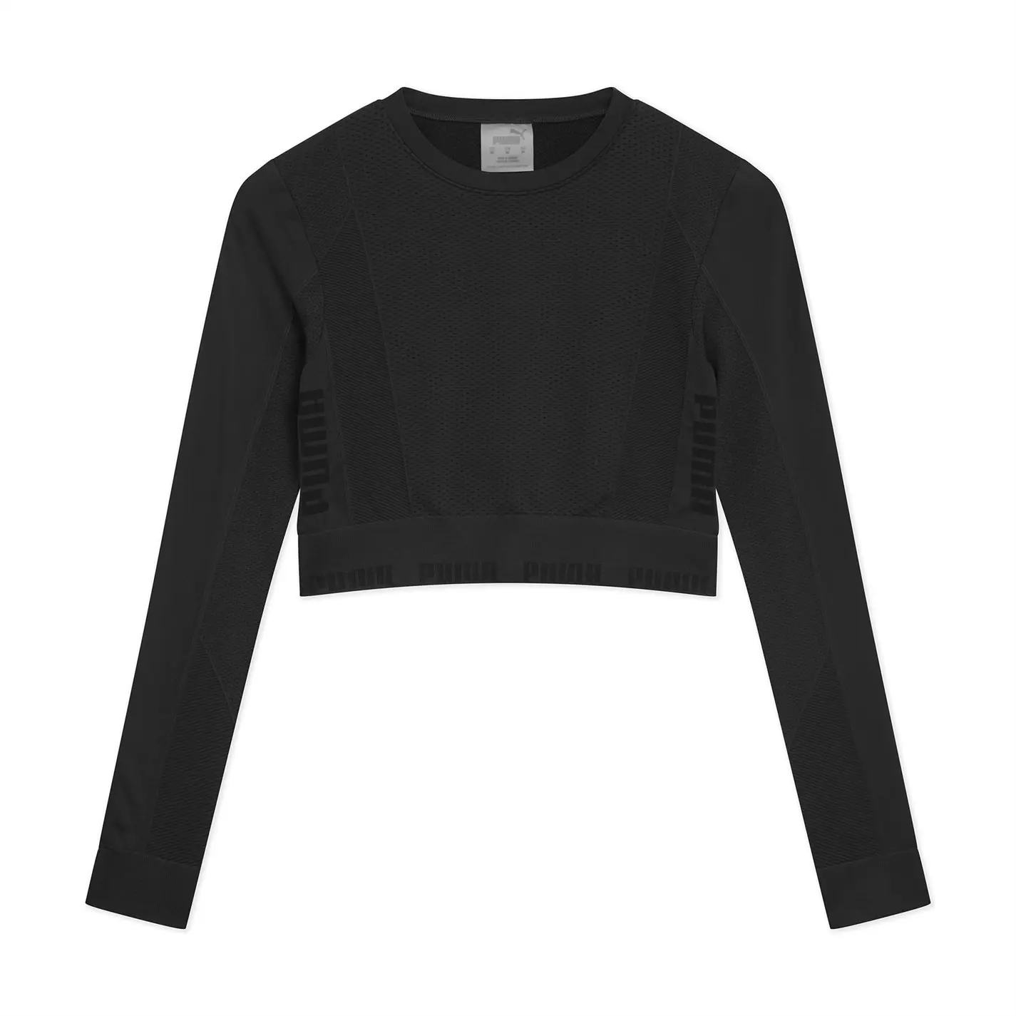 Evoknit Seamless Ls Crop Top Womens image 1