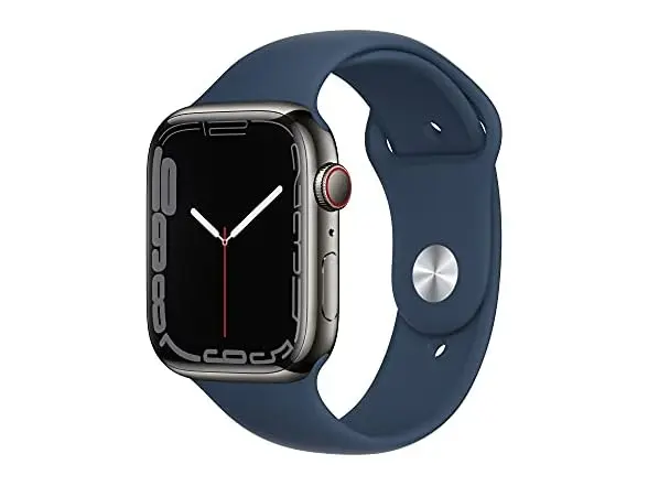 (NEW) Apple Watch Series 7 [GPS + Cellular 45mm] Smart Watch Fitness Tracker, Blood Oxygen & ECG Apps, Always-On Retina Display, Water Resistant image 1