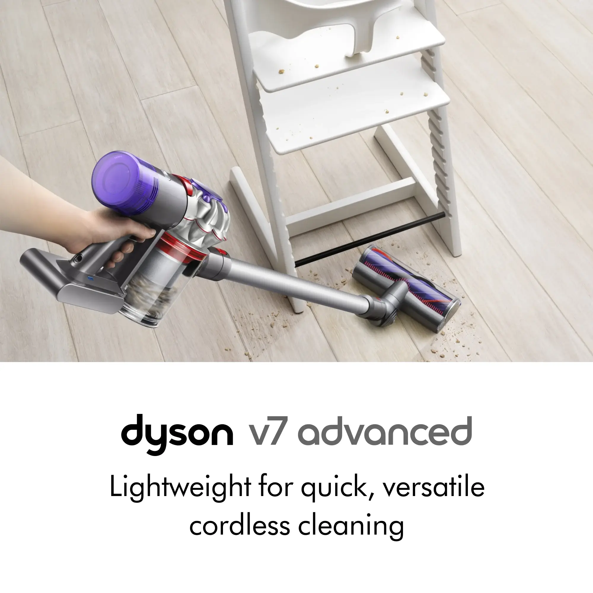 Dyson V7 Advanced Cordless Vacuum Cleaner | Silver | New image 6