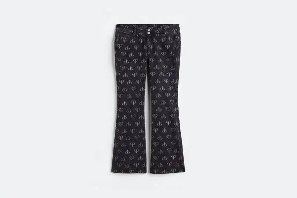 H&M+ Flared Low Jeans image