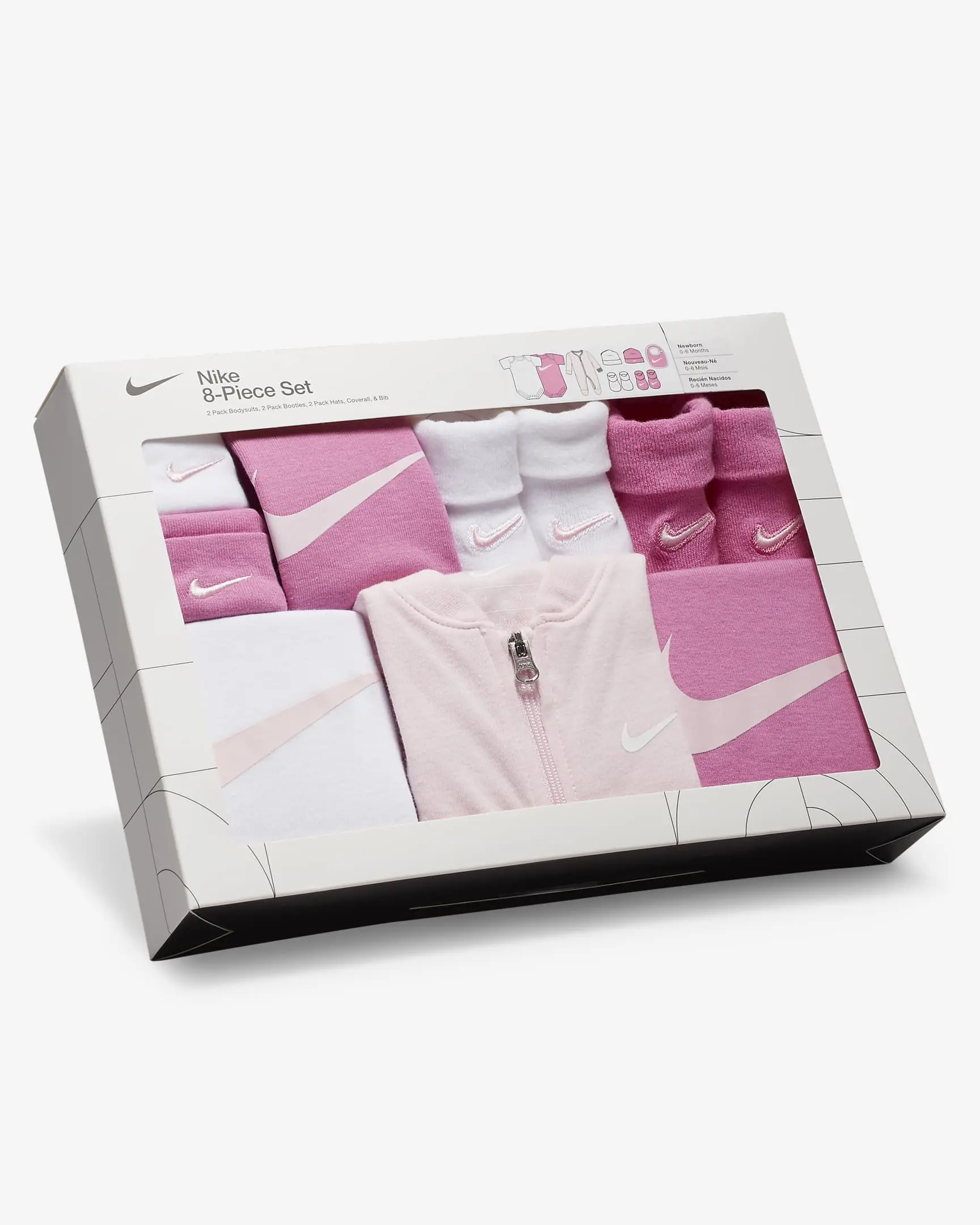 Nike Baby (0-9M) 8-Piece Boxed Gift Set image 3