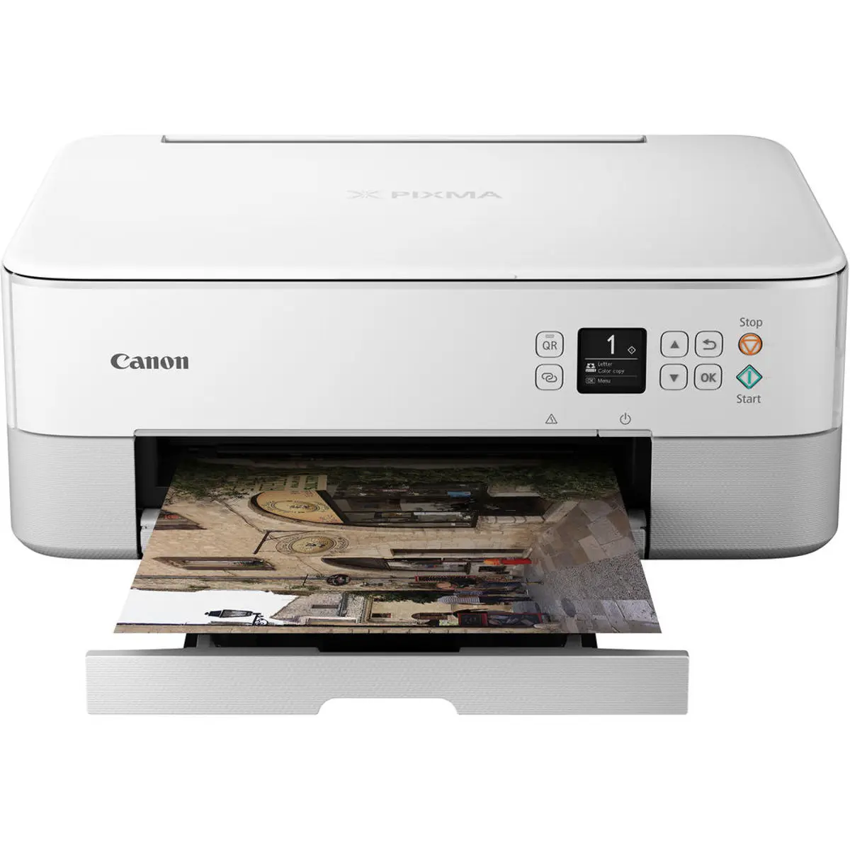 Canon PIXMA TS5320 Wireless Office All-In-One Printer, White image 2