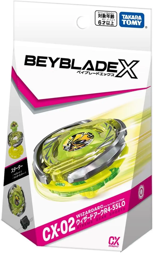 Beyblade X Beyblade X CX-02 Starter Wizard Arc R4-55LO image 4