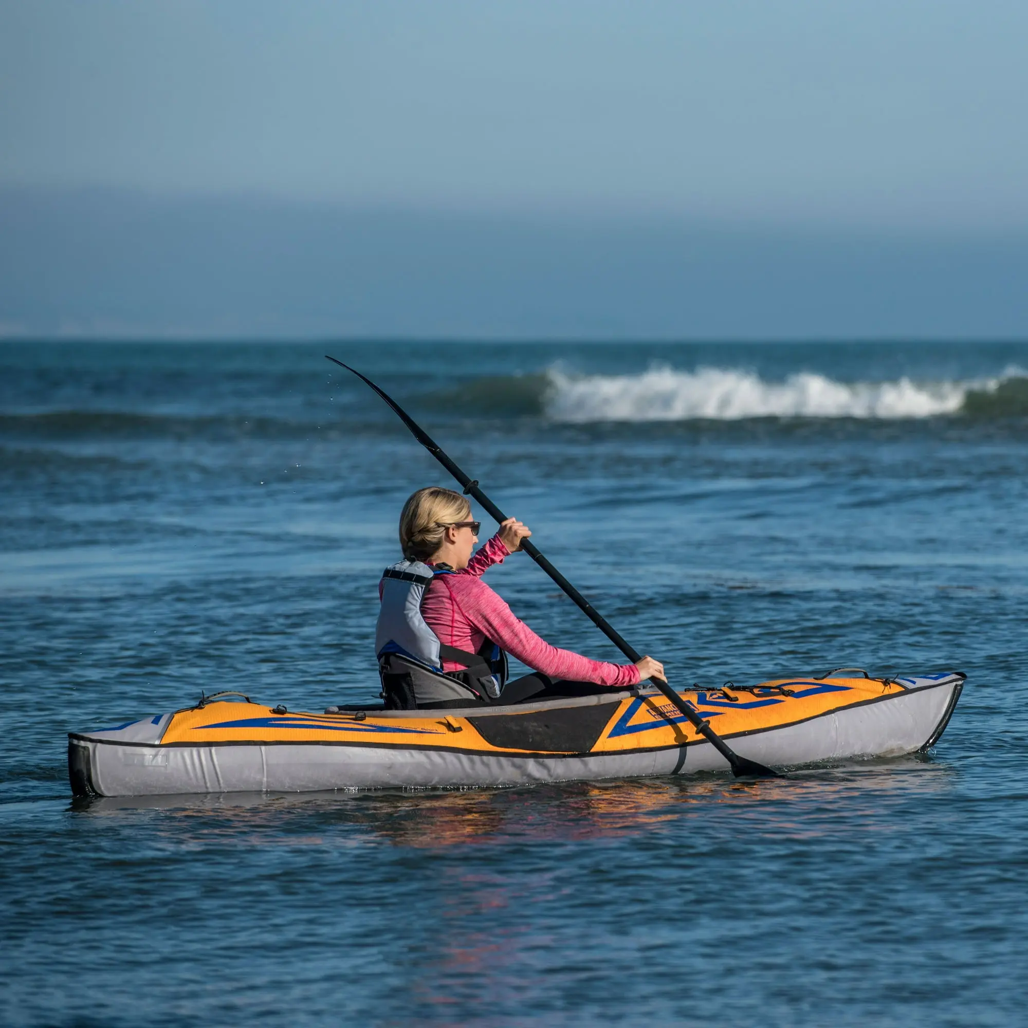Advanced Elements AdvancedFrame® Sports - Inflatable Kayak with Pump - 10 ft - Orange image 5