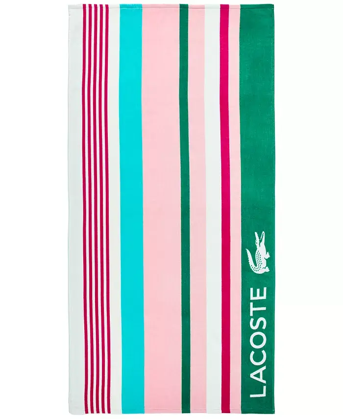Lacoste Home Sunscreen Stripe Cotton Beach Towel image 2
