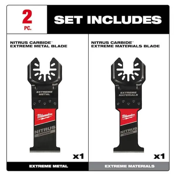 Nitrus Carbide Extreme Materials Blade with Nitrus Carbide Extreme Metal Cutting Oscillating Tool Blade (2-Pack) image 3