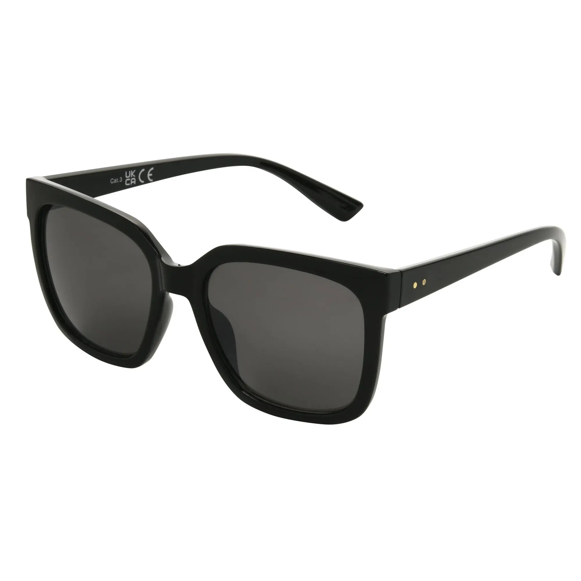 Foster Grant Women's Oversized Fashion Sunglasses, Black image 2