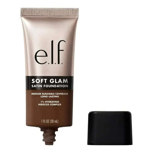 2X - e.l.f. Soft Glam Satin Foundation - 61 Rich Cool - 1 fl oz image 1