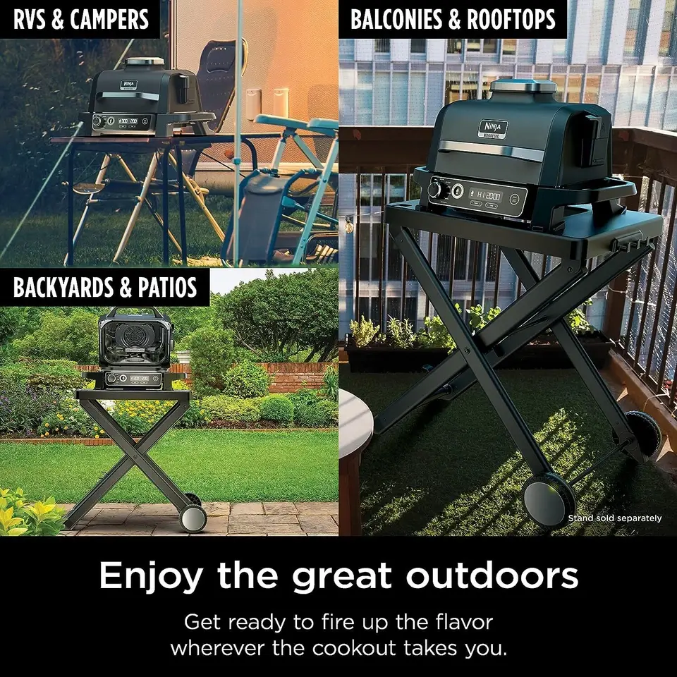 Ninja Woodfire Outdoor Grill and Smoker (OG701) image 8