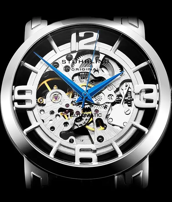 Stuhrling Original Skeleton Automatic Dress Watch - Mens Winchester 44 Elite Mechanical Watch image 2