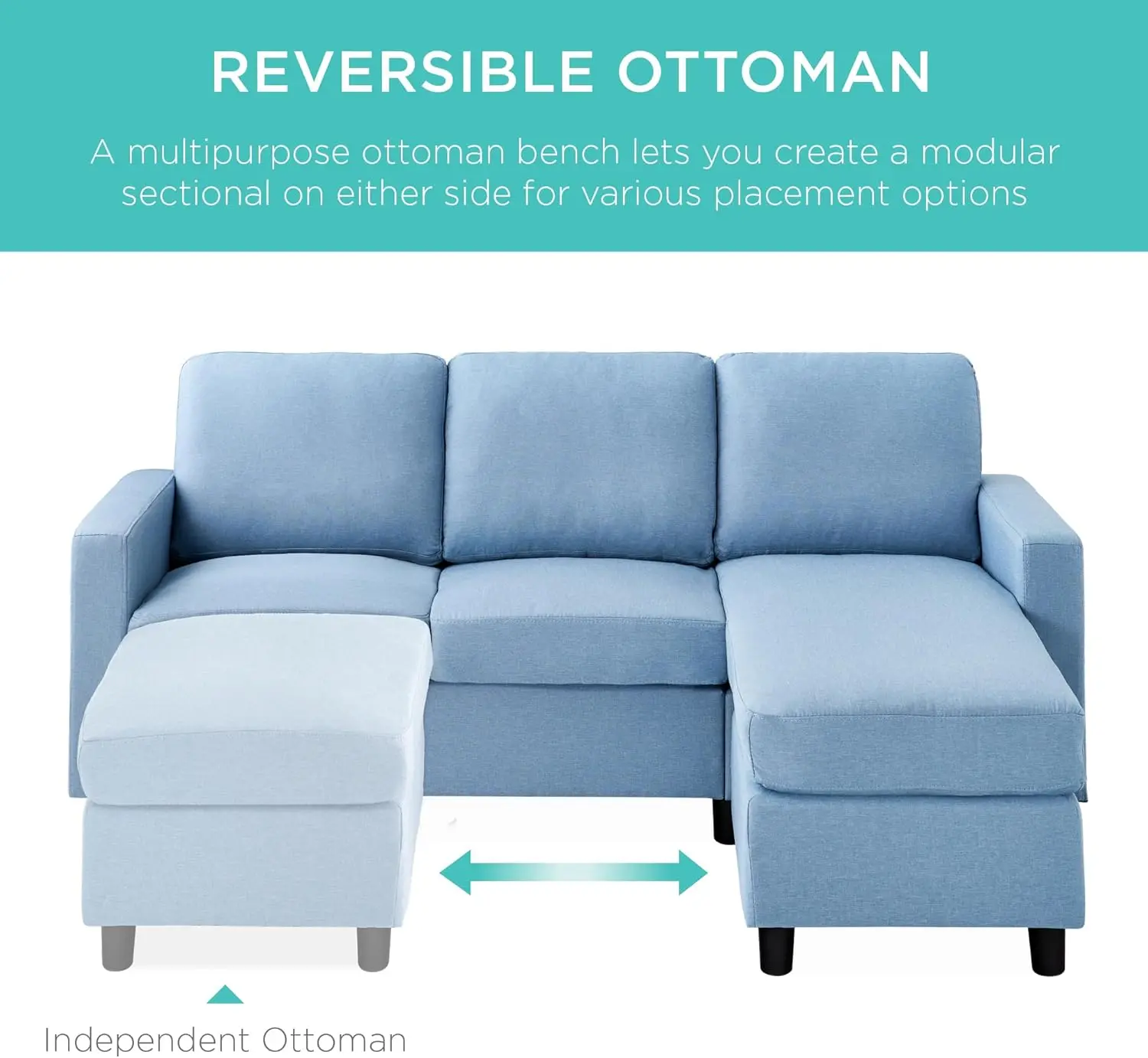 Upholstered Sectional Sofa  image 4