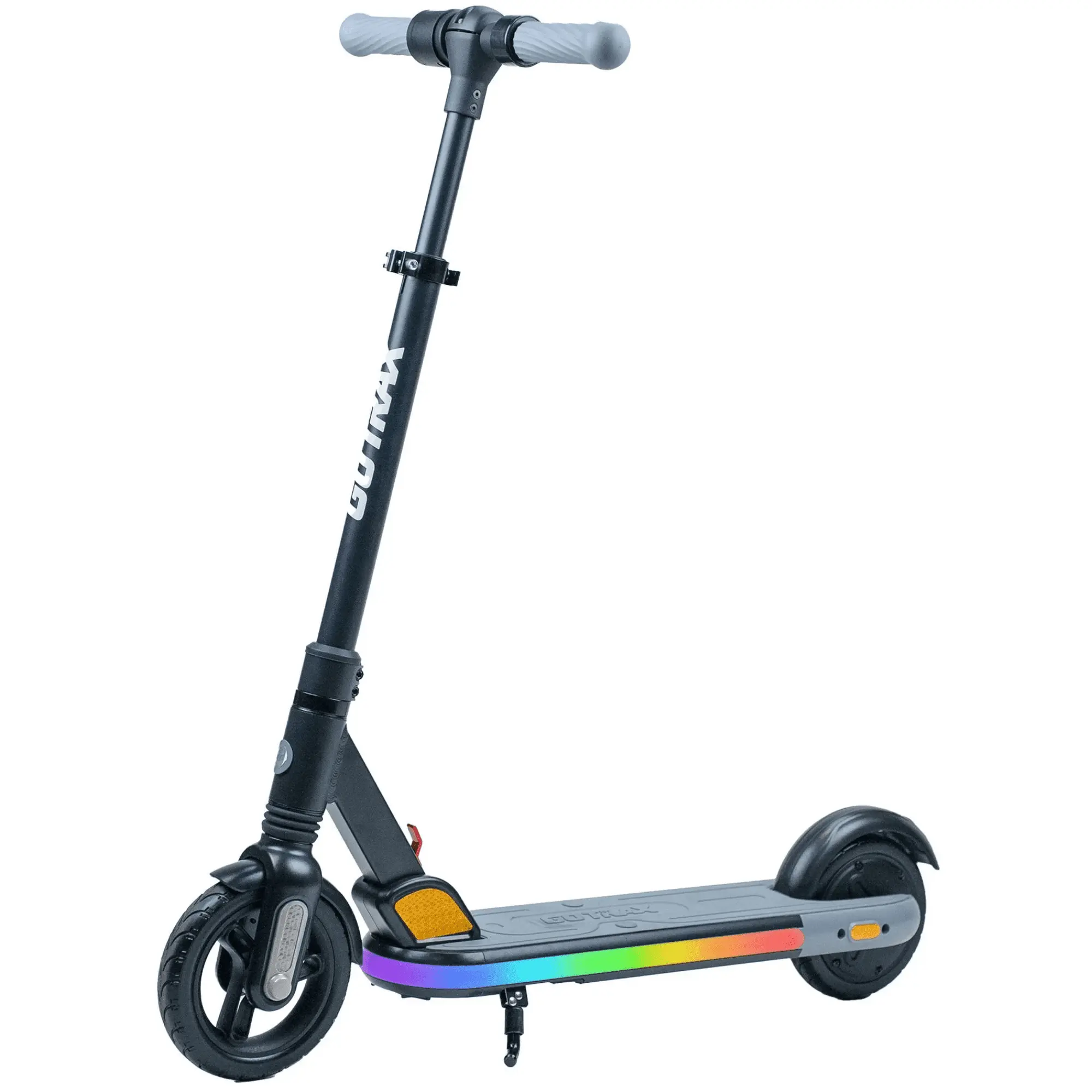 GOTRAX XoomPlus Foldable Electric Scooter for Kids Ages 6-12 with 150W Motor 10mph LED,Black image 1