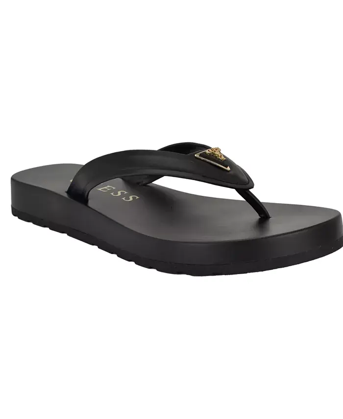 Candry Triangle Logo Eva Thong Flip Flops image 1