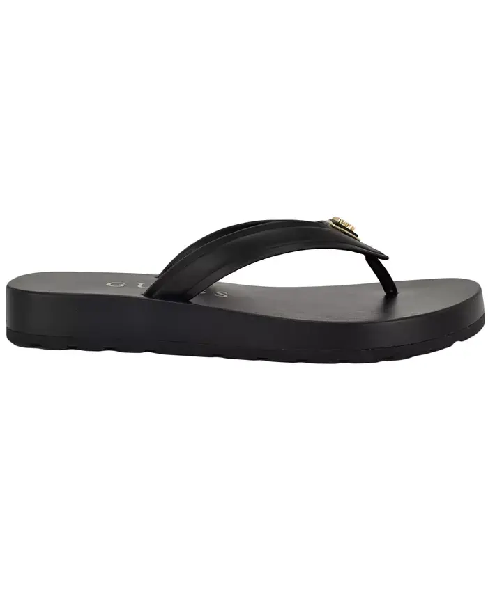 Candry Triangle Logo Eva Thong Flip Flops image 2