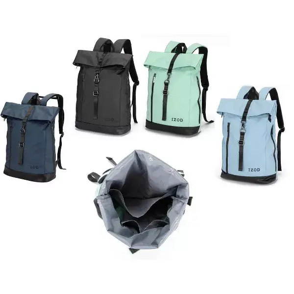 IZOD Devine Business Travel Slim Durable Laptop Backpack, Computer Bag Fits 16 Inch Laptop Notebook image 7