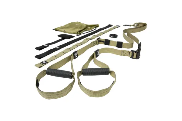 TRX Tactical Gym Suspension Trainer, Home Gym Kit, Fitness Training Designed for Military Veterans, Home Gym System with Exercise Straps image
