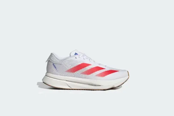 Adidas Women's Adizero SL2 Running Shoes In Cloud White - Pure Ruby Size 8 NIB Image