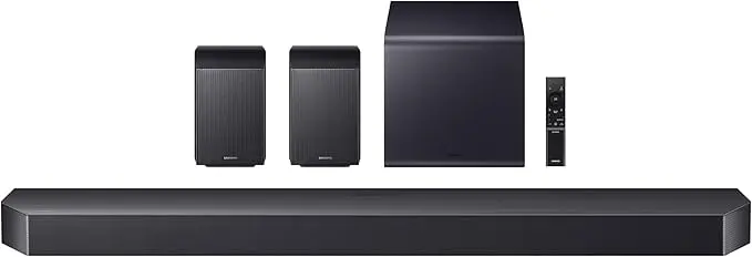 SAMSUNG Q990F 11.1.4ch Q Series Subwoofer + Rear Speaker, Wireless Dolby Atmos, Q-Symphony, Game Mode Pro, Adaptive Sound (HW-Q990F, 2025) image 1