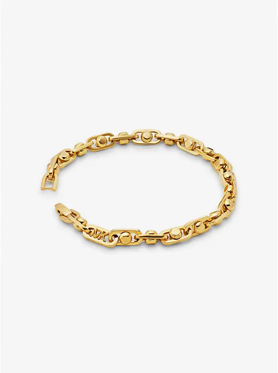 Astor Link Precious Metal-Plated Brass Bracelet image 2
