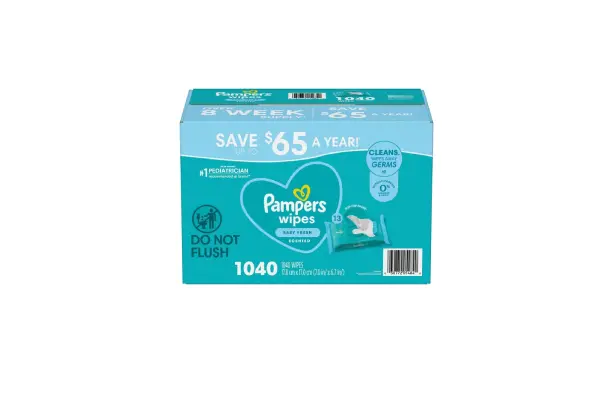 Pampers Scented Baby Wipes Baby Fresh (1,040 Count) image