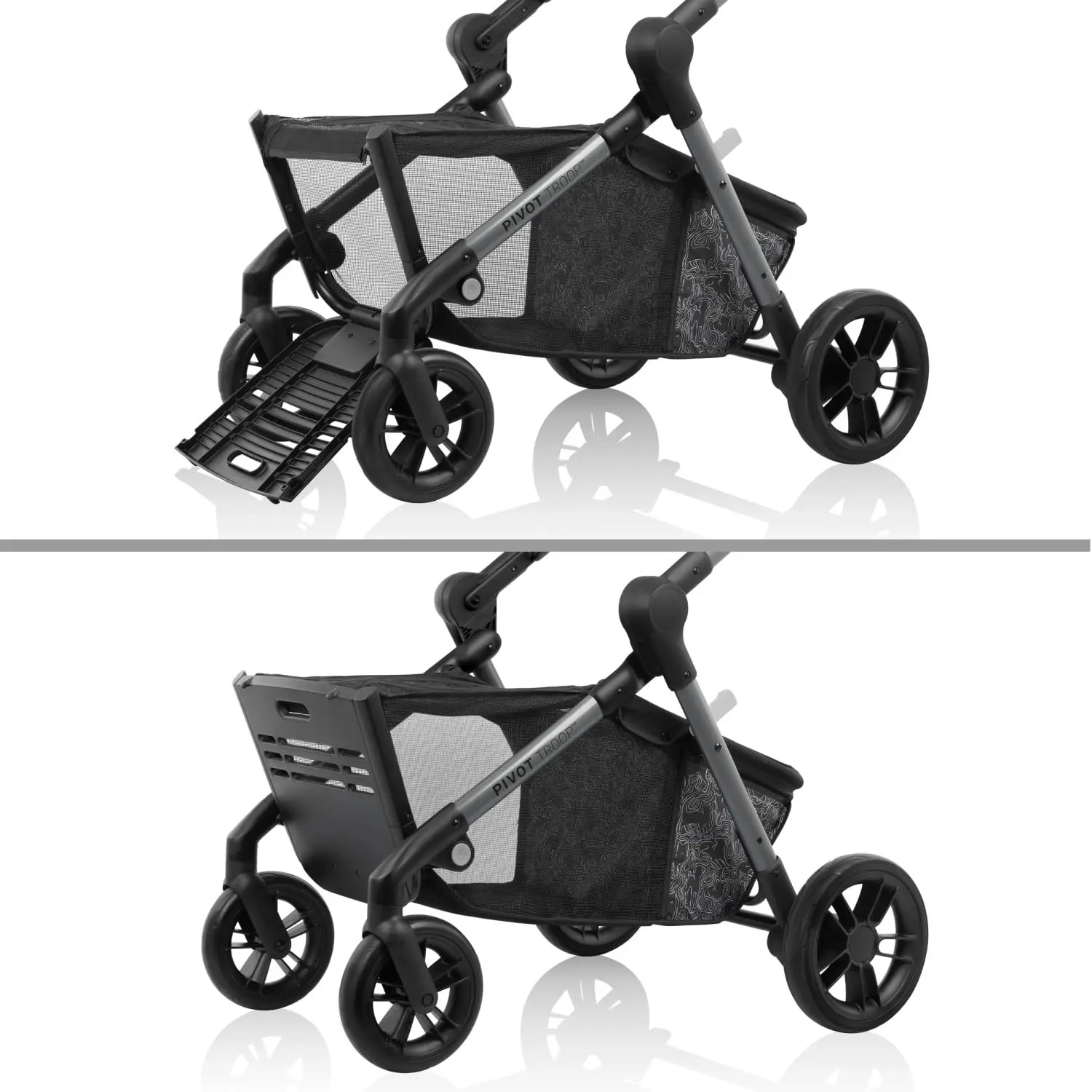 Evenflo Pivot Troop Child and Pet Modular Travel System (Rhodesboro Black) image 7