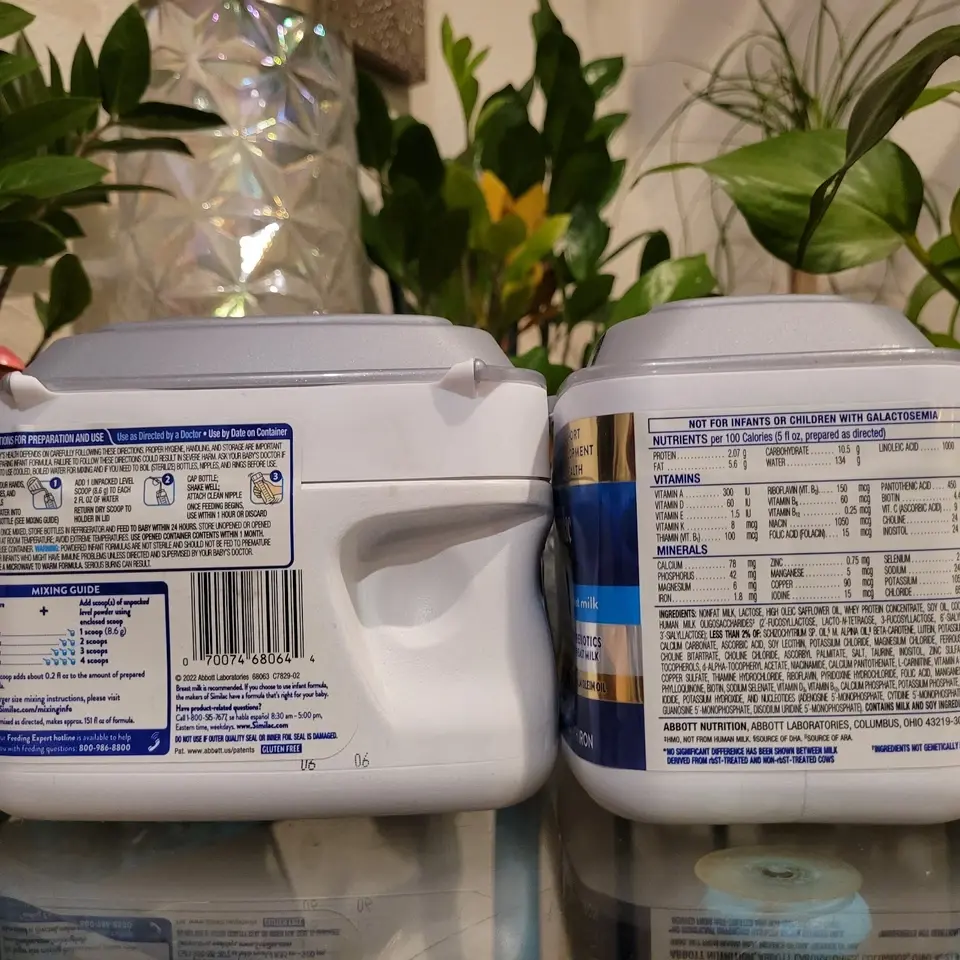 2 Pack Similac 360 Total Care Infant Formula Baby Milk 5 HMO Prebiotics 20.6oz image 12