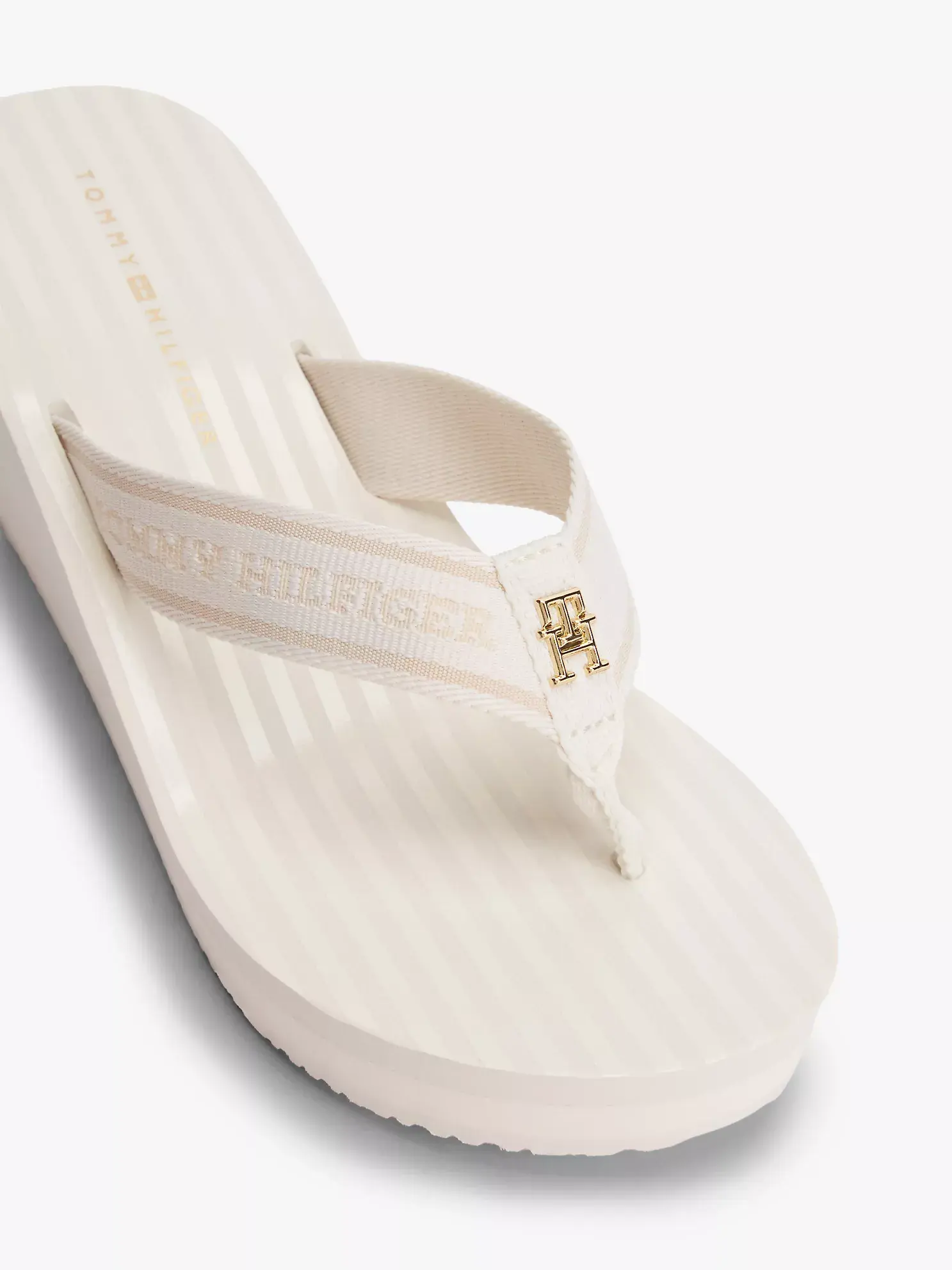 Logo Web-Strap Wedge Flip-Flop image 6