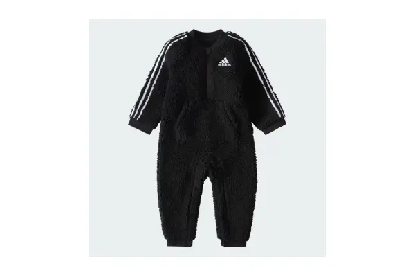 3-Stripes Sherpa Coverall Kids image