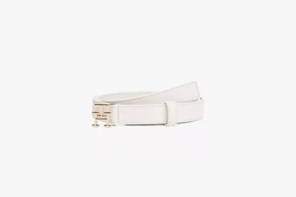 Monogram Buckle Leather Belt image
