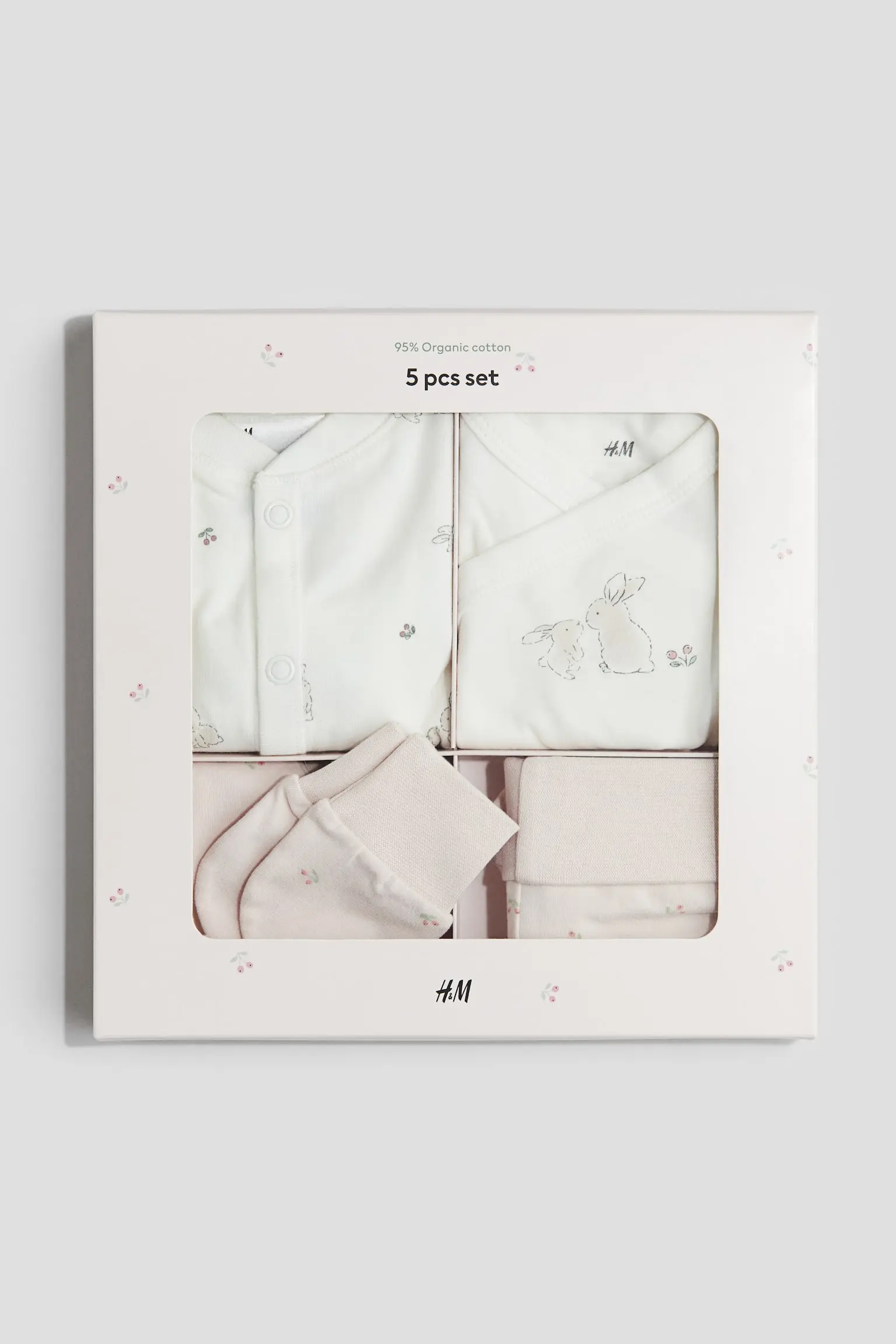 H&M  5-piece Cotton Jersey Gift Set image