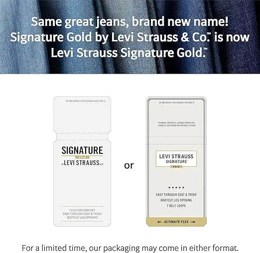 Levi Strauss Signature Gold Men's Relaxed Fit Flex Jeans (Available in Big & Tall) image 5