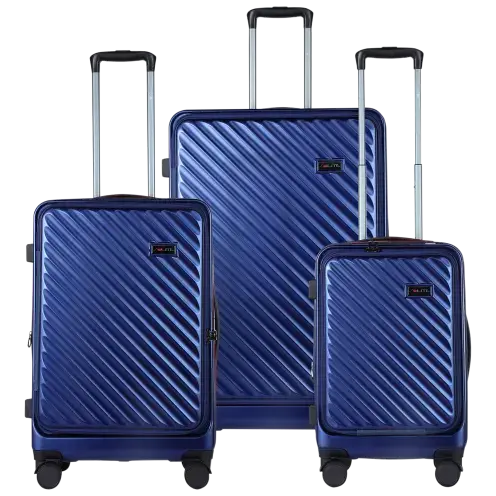 Solite 3-Piece Hardside Luggage Set with Cup Holder and Laptop Compartment image 5