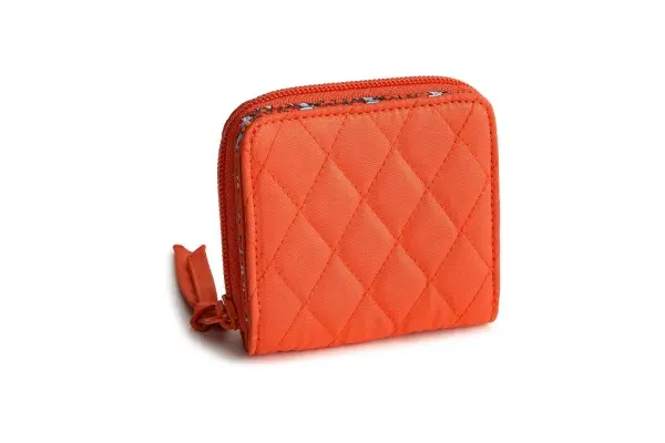 Vera Bradley Women's Premium Cotton Small Zip-Around Wallet image